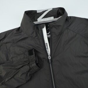 Zero Restriction Tour Series Golf Windbreaker Jacket Black Men's‎ SMALL